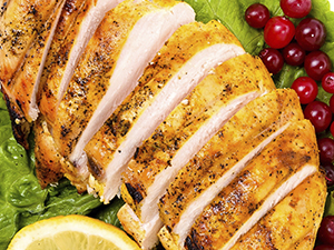 Sliced Cooked Chicken Breast